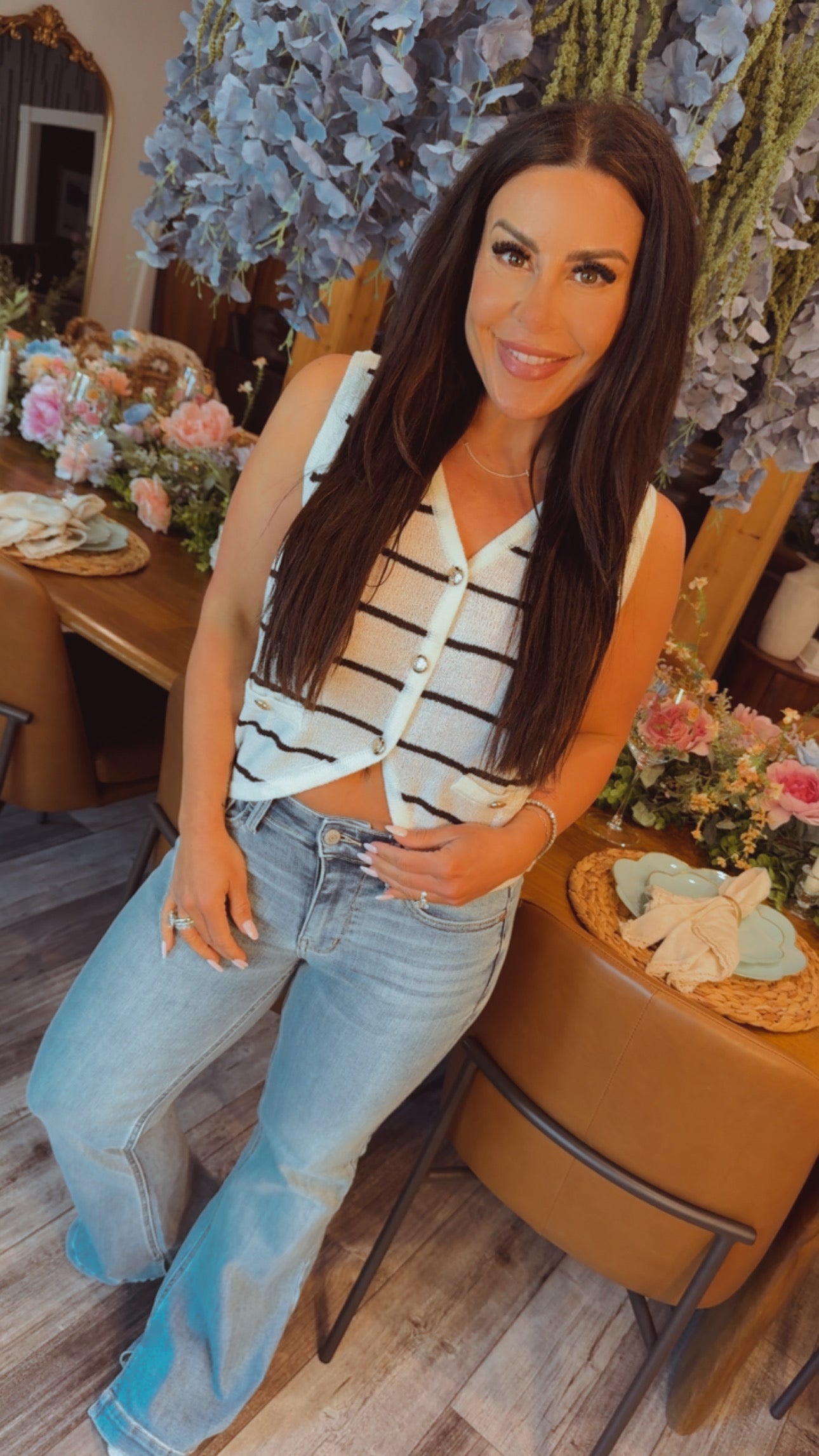 Judy Blue High Rise Light Wash Flare Jeans