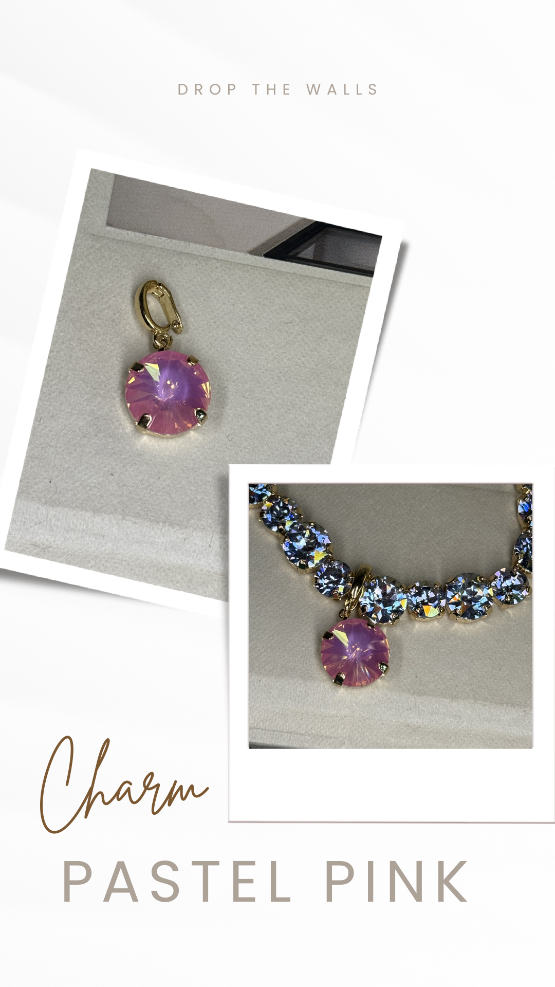 Diva Crystal Pendant 14mm Charm