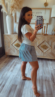 Stitch and CO Light Denim Shorts