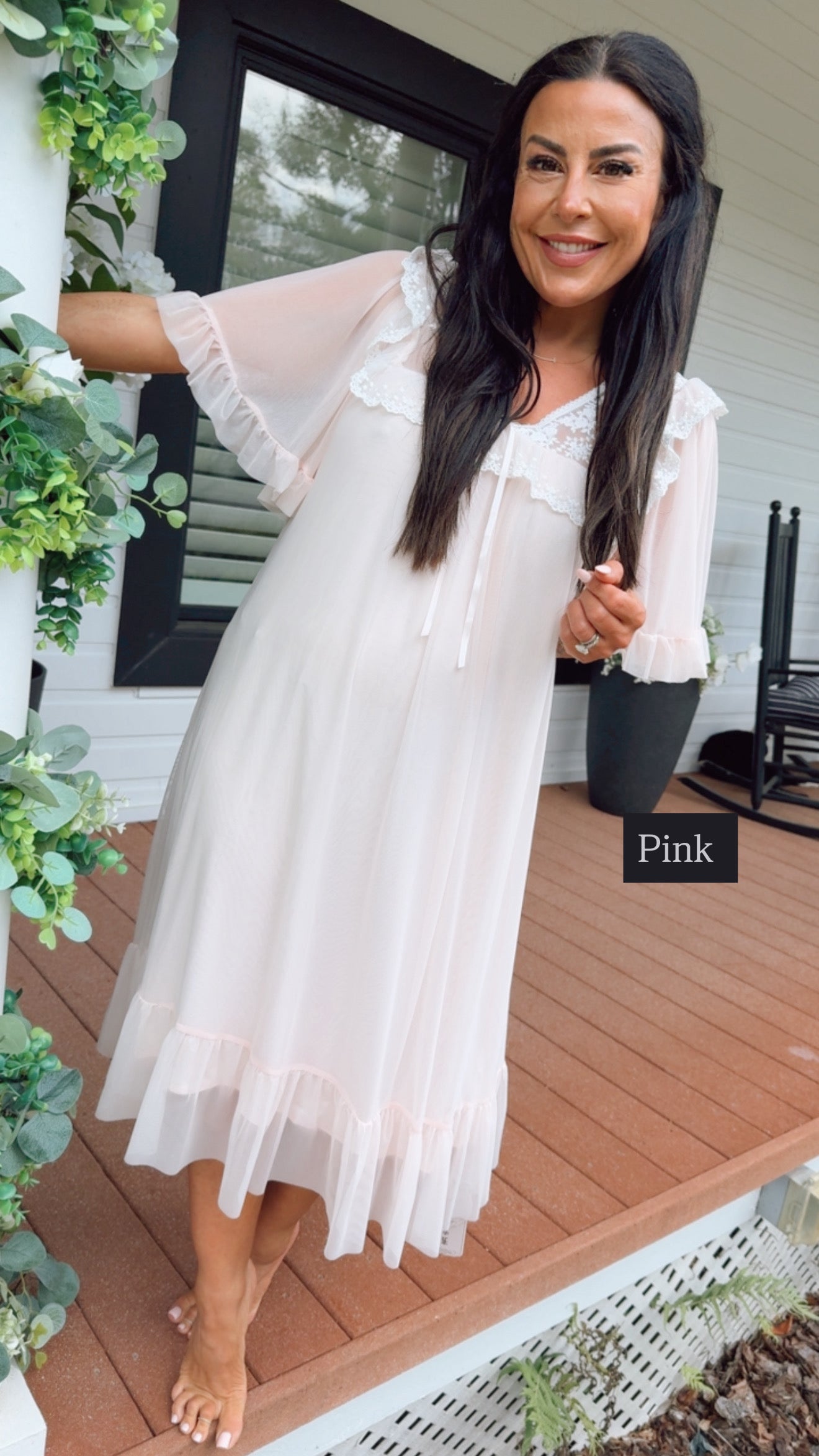 Jeaneanes Favorite Customer Silky Pajama Dress