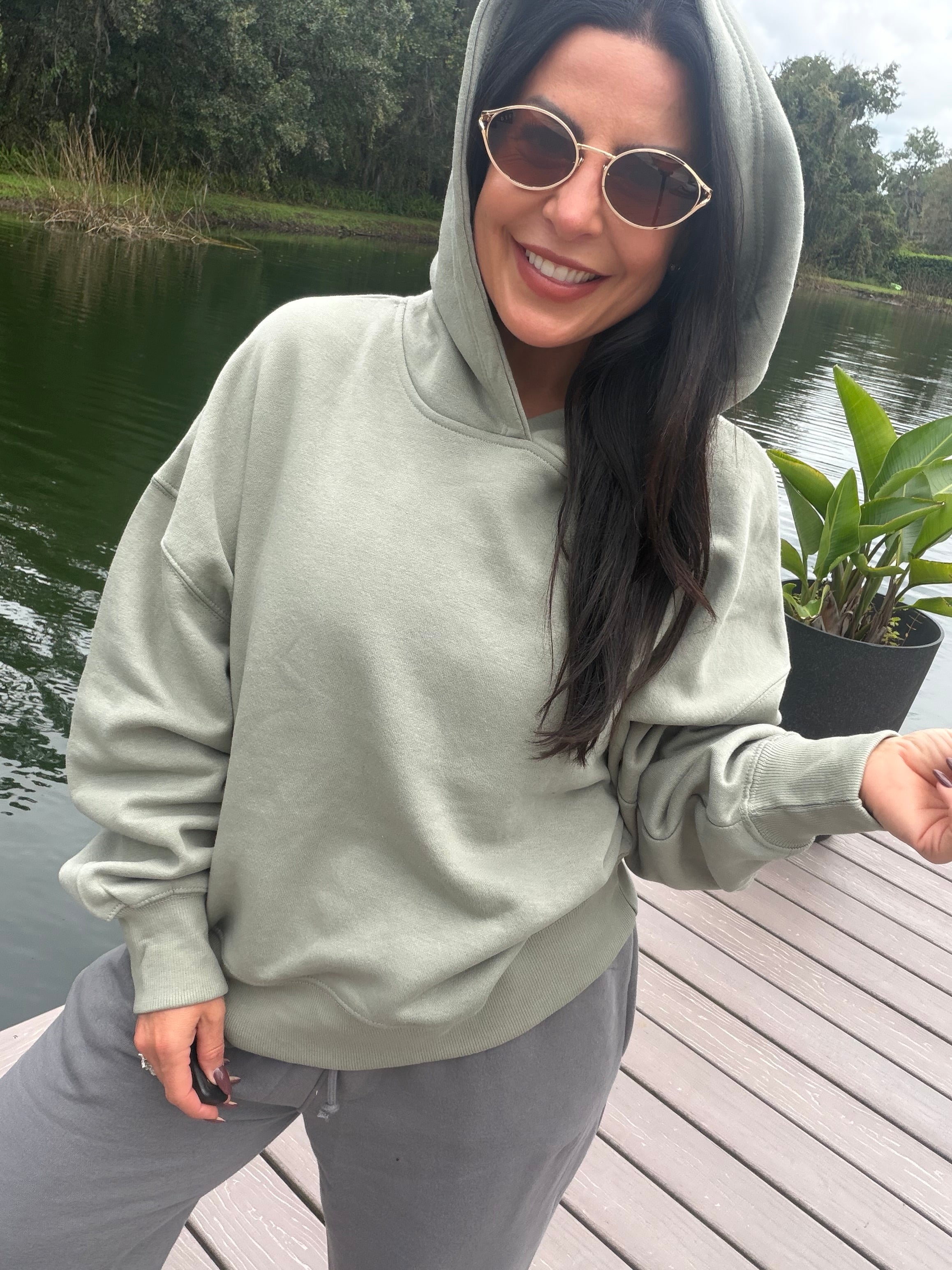 Heaven Soft Light Olive Hoodie