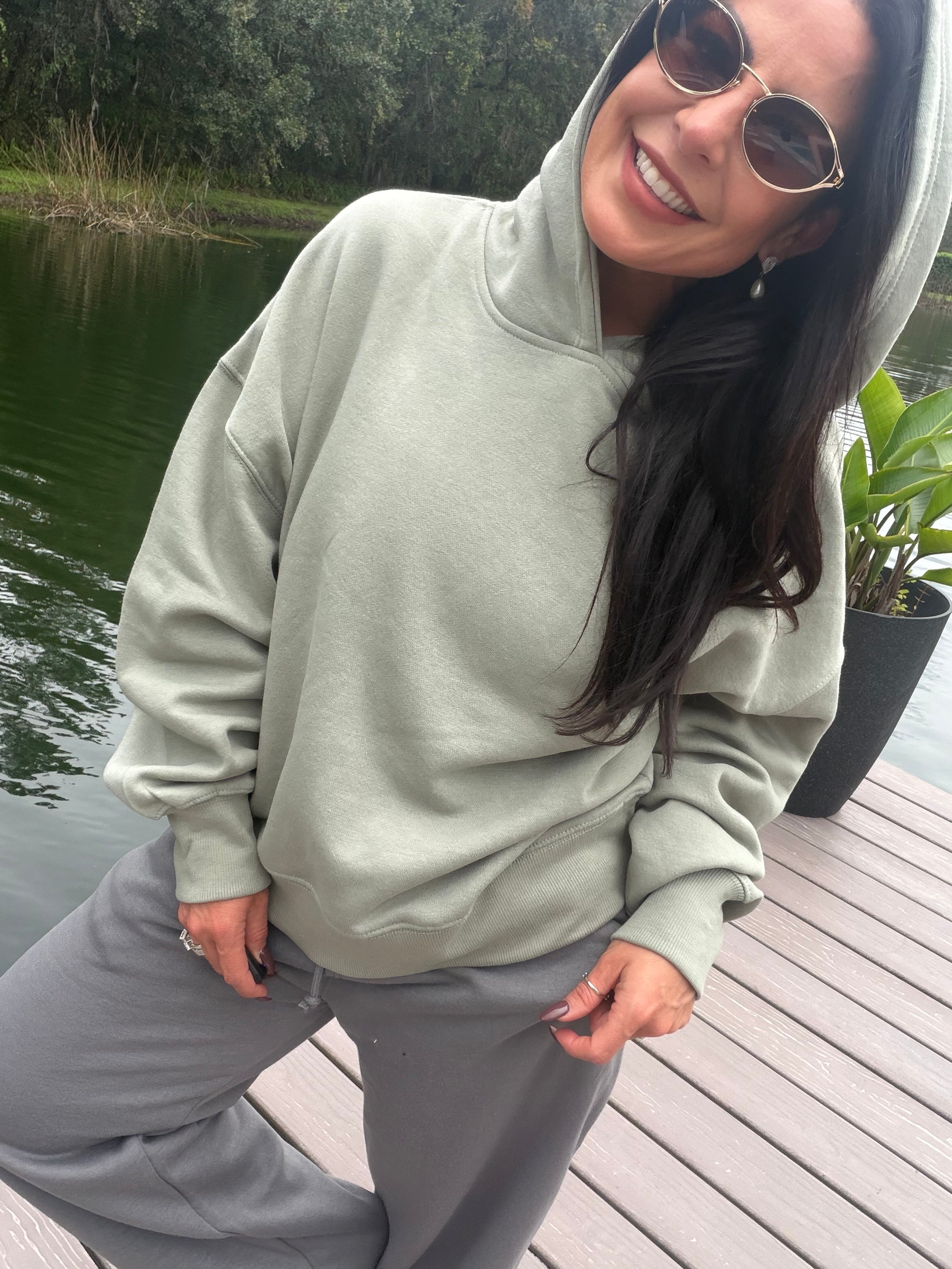 Heaven Soft Light Olive Hoodie
