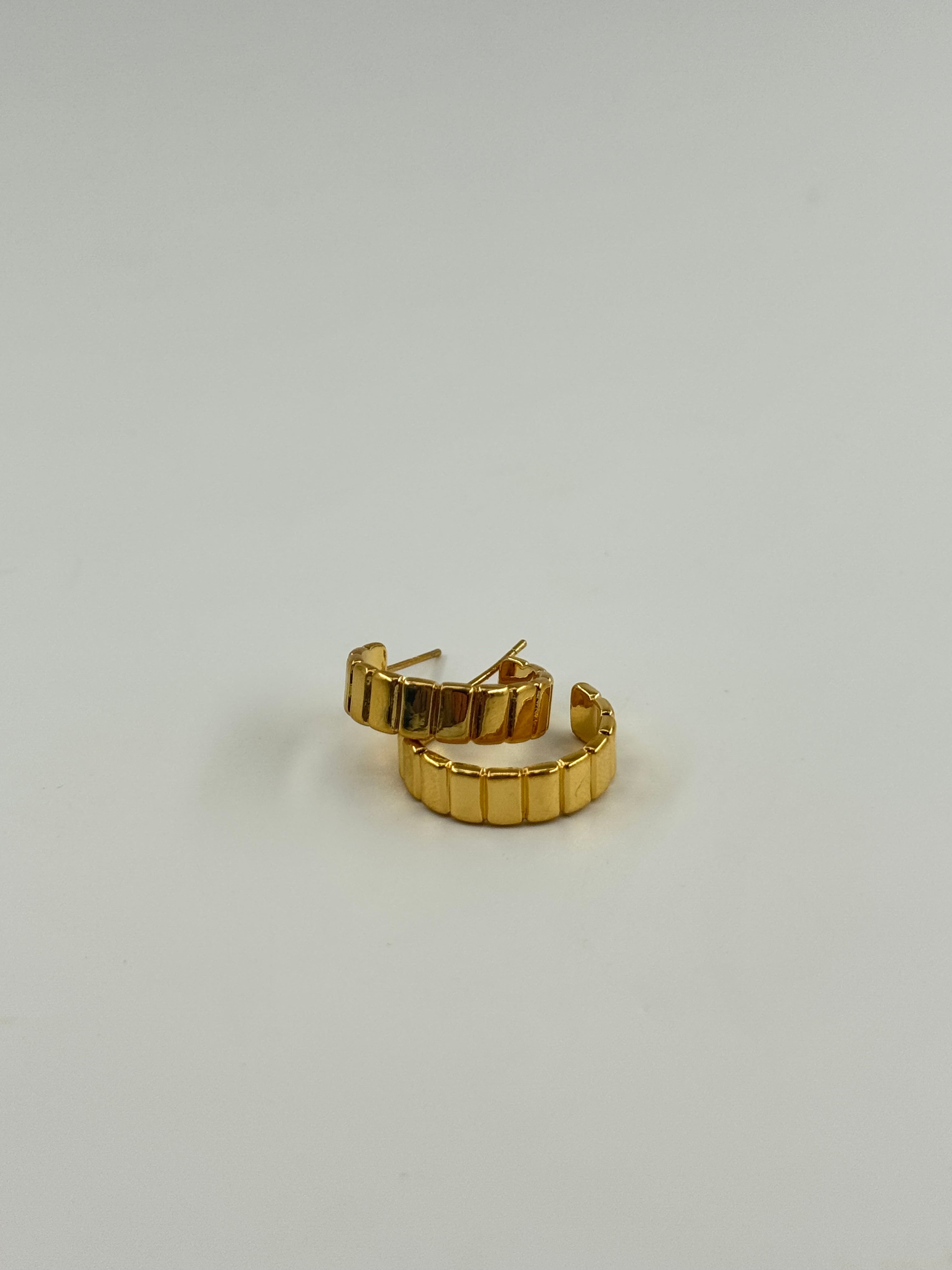 Katie Loxton Gold Hoop Earrings