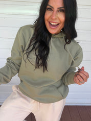 Ultra Soft Sage Long Sleeve Hoodie