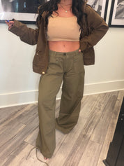 Luxe Brown and Gold Button Jacket