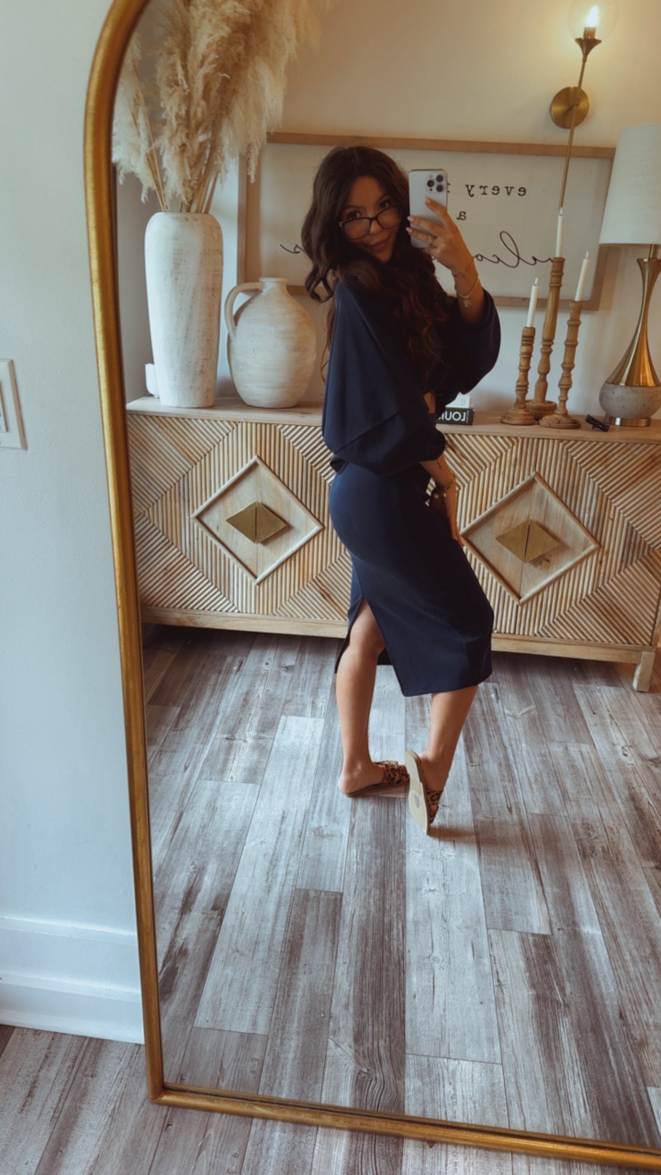 Navy Ultra Soft Dolman Top