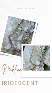 Diva Bling Crystal and Gold Necklace