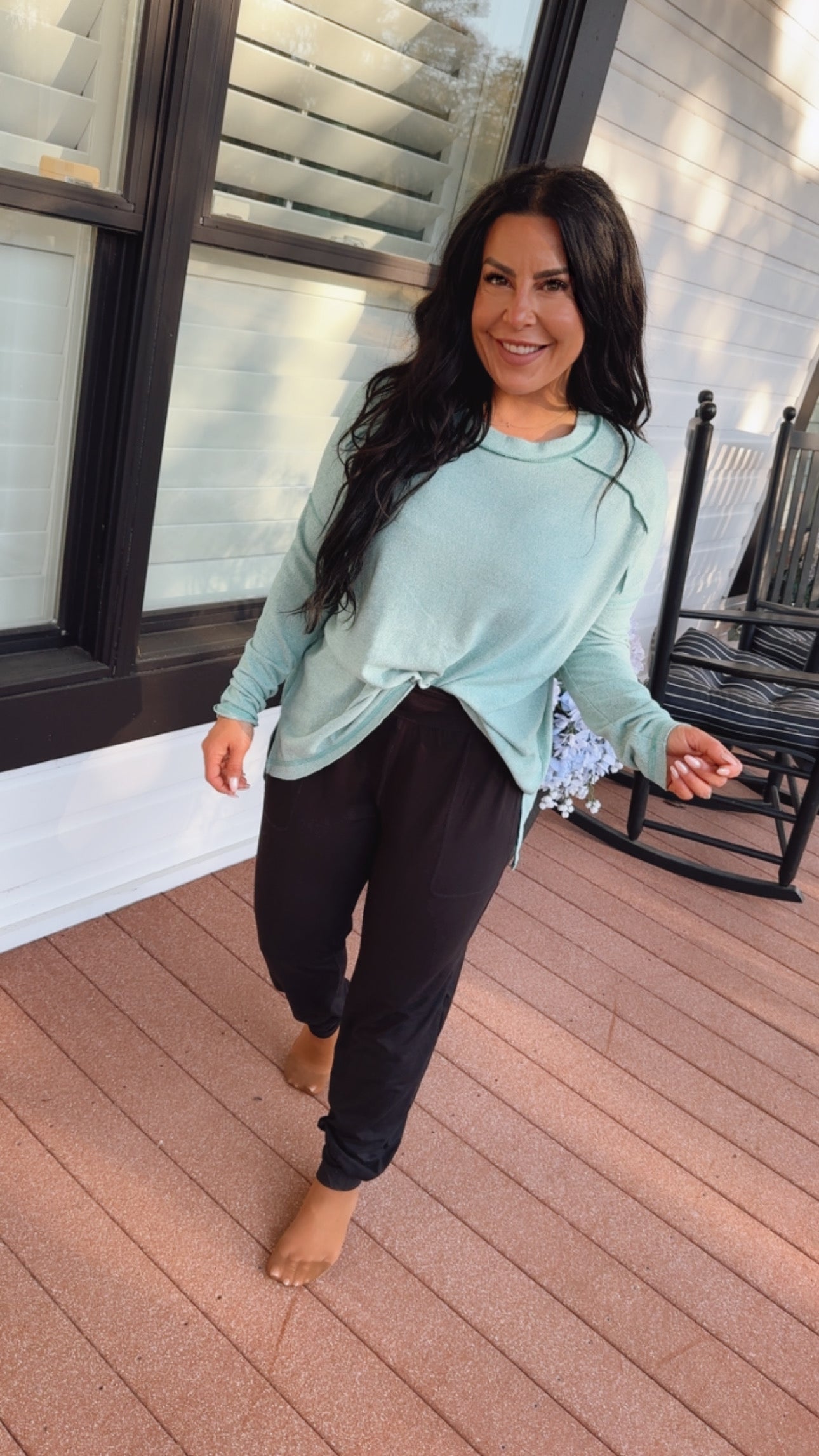 Rae mode Ultra Soft Black Butter Soft Yoga Joggers