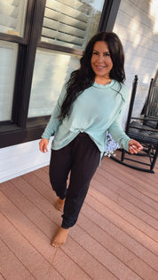 Rae mode Ultra Soft Black Butter Soft Yoga Joggers
