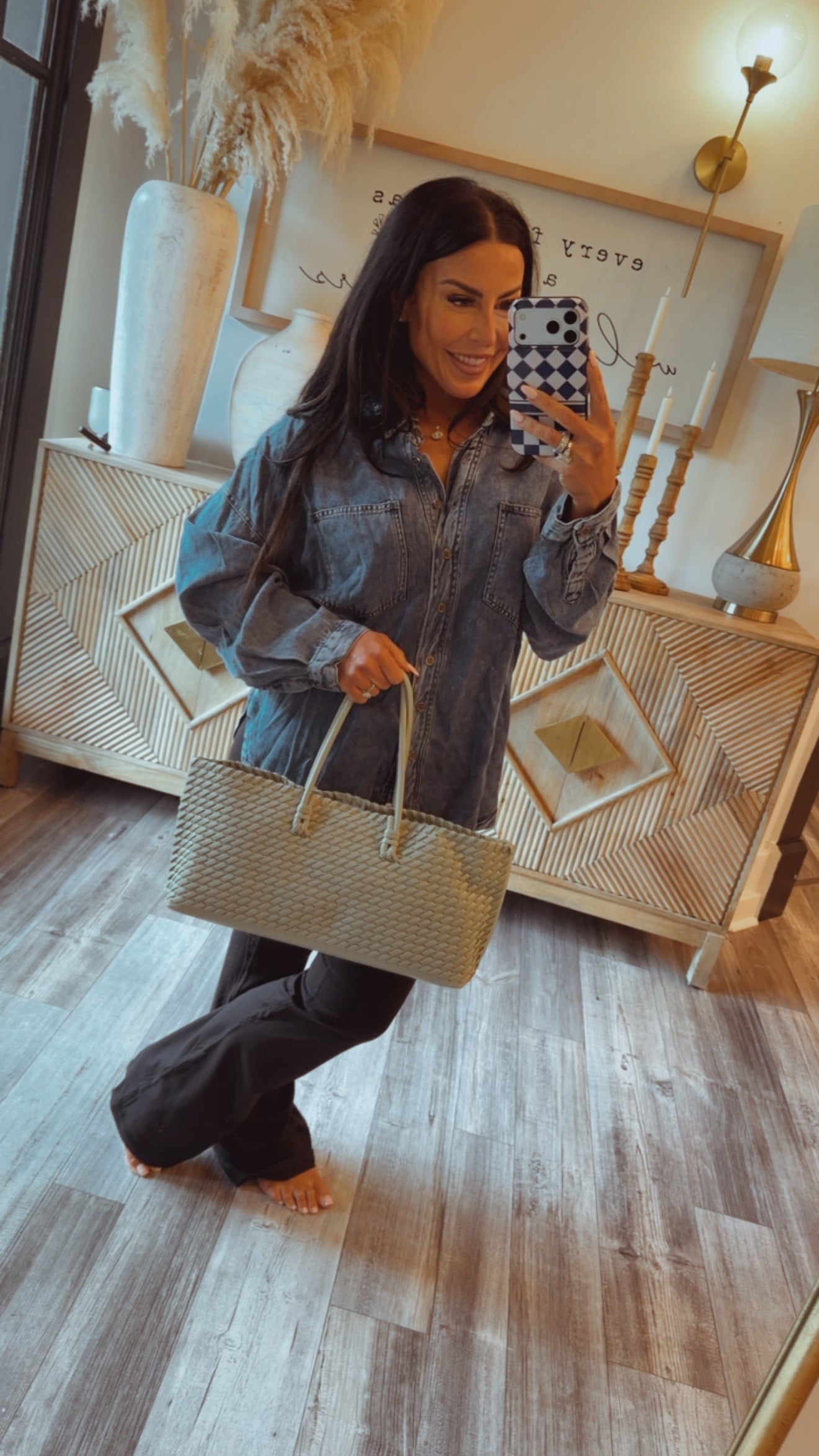 Sage Textured Purse