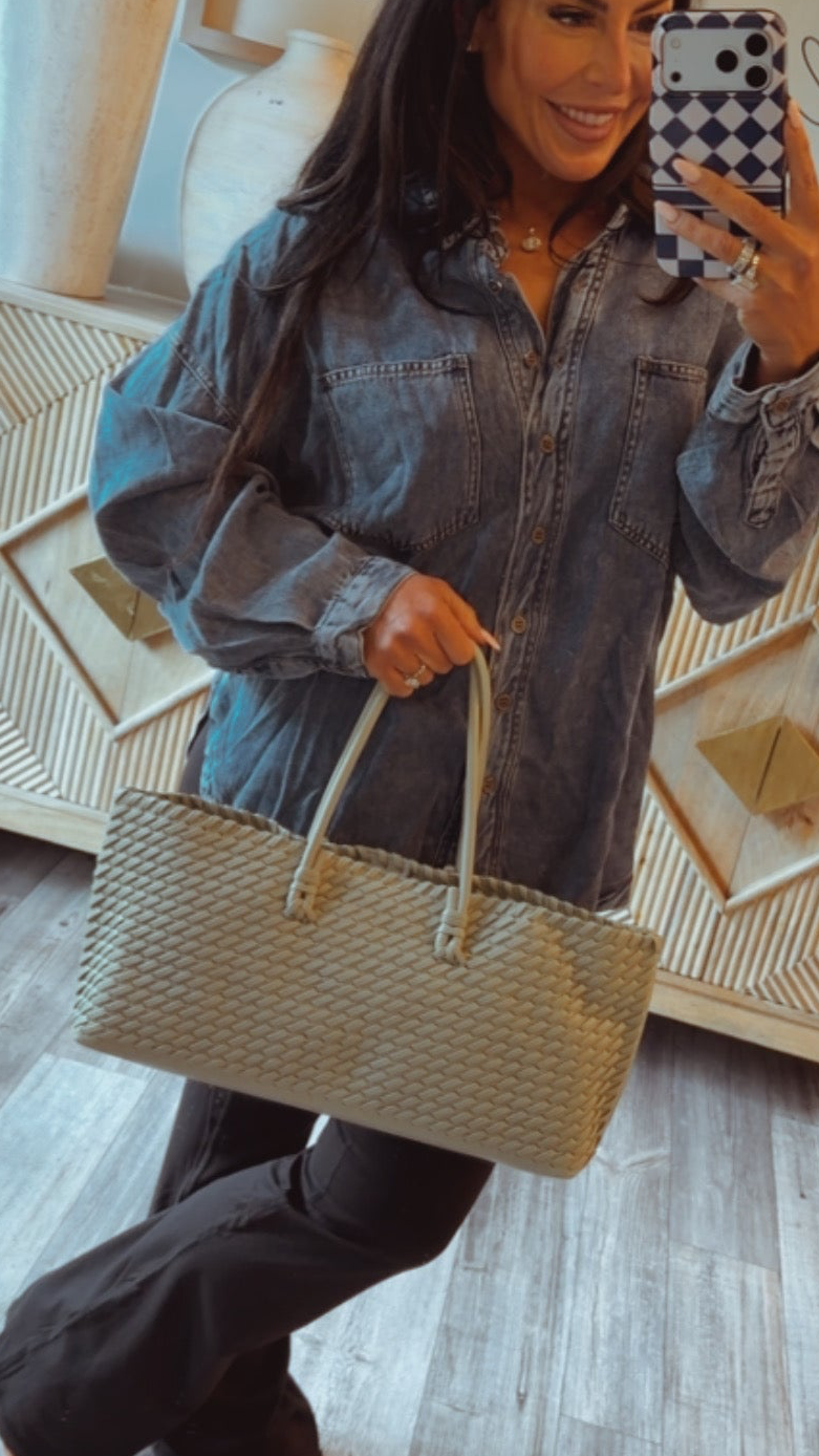 Sage Textured Purse