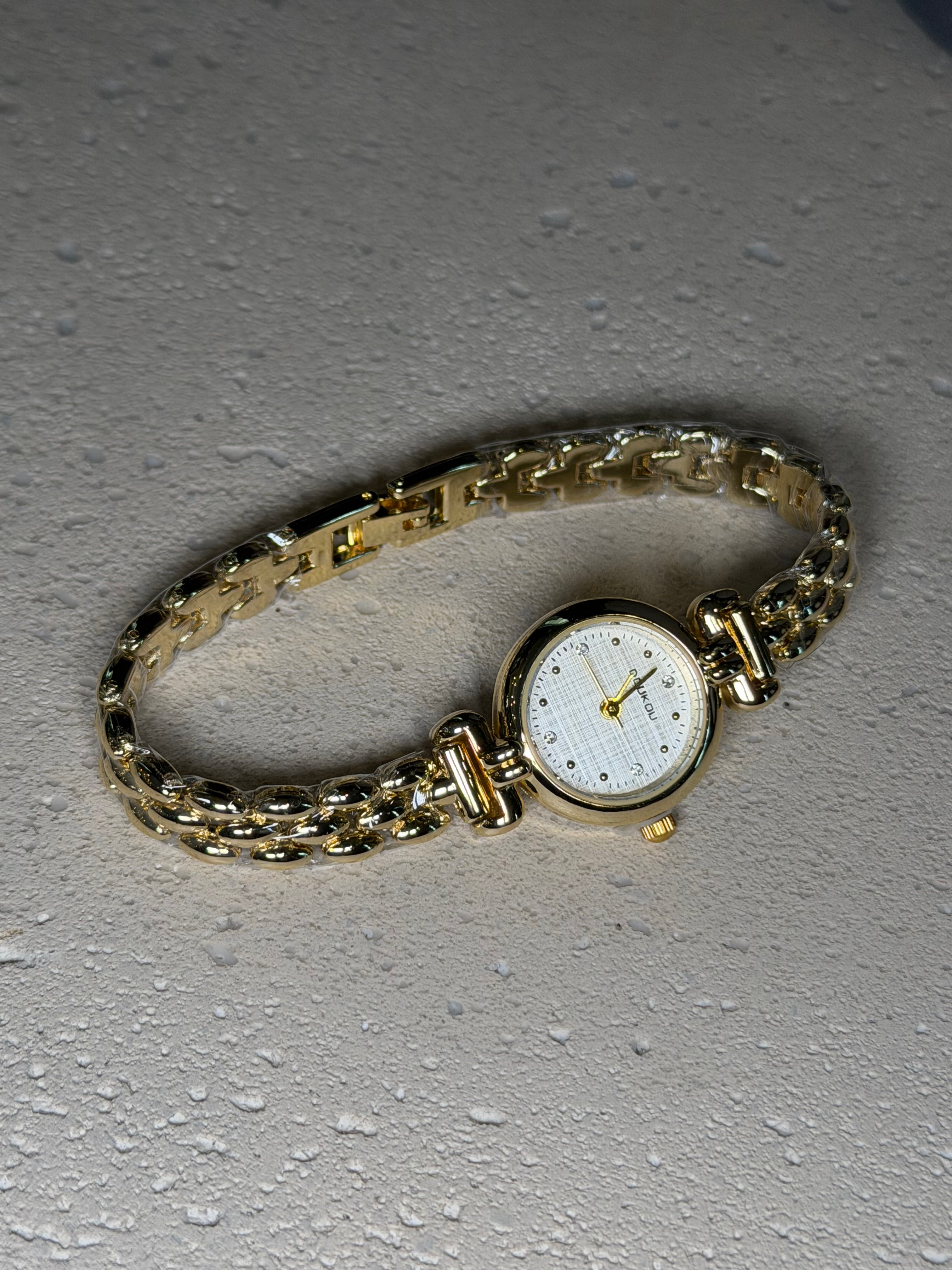 Gold Link Elegant Watch