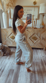 Stitch and CO Luxe Heather Grey Joogers