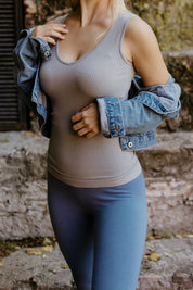 Ribbed High Waist Leggings (DW)