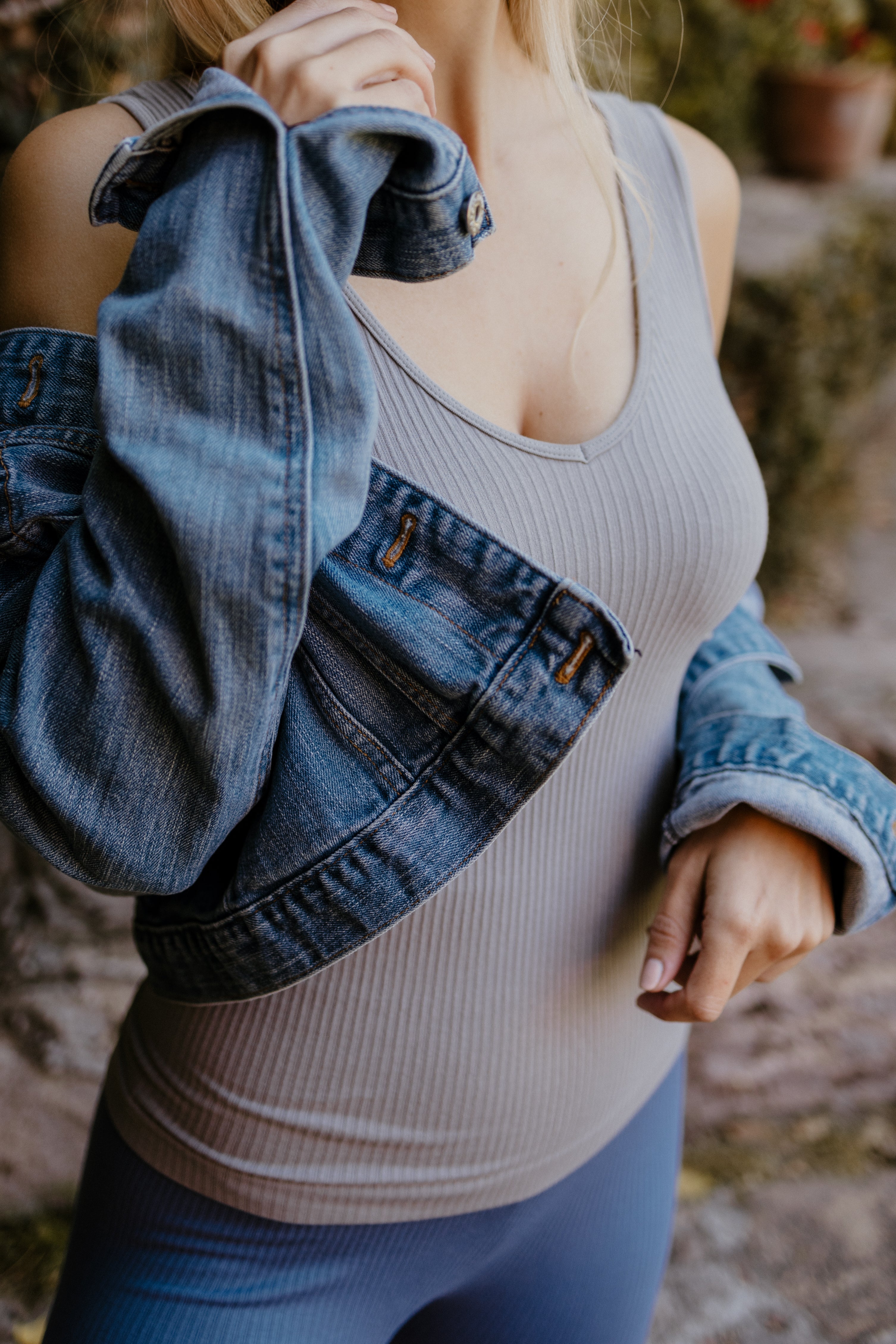 Ribbed Reversible Tank (DW)