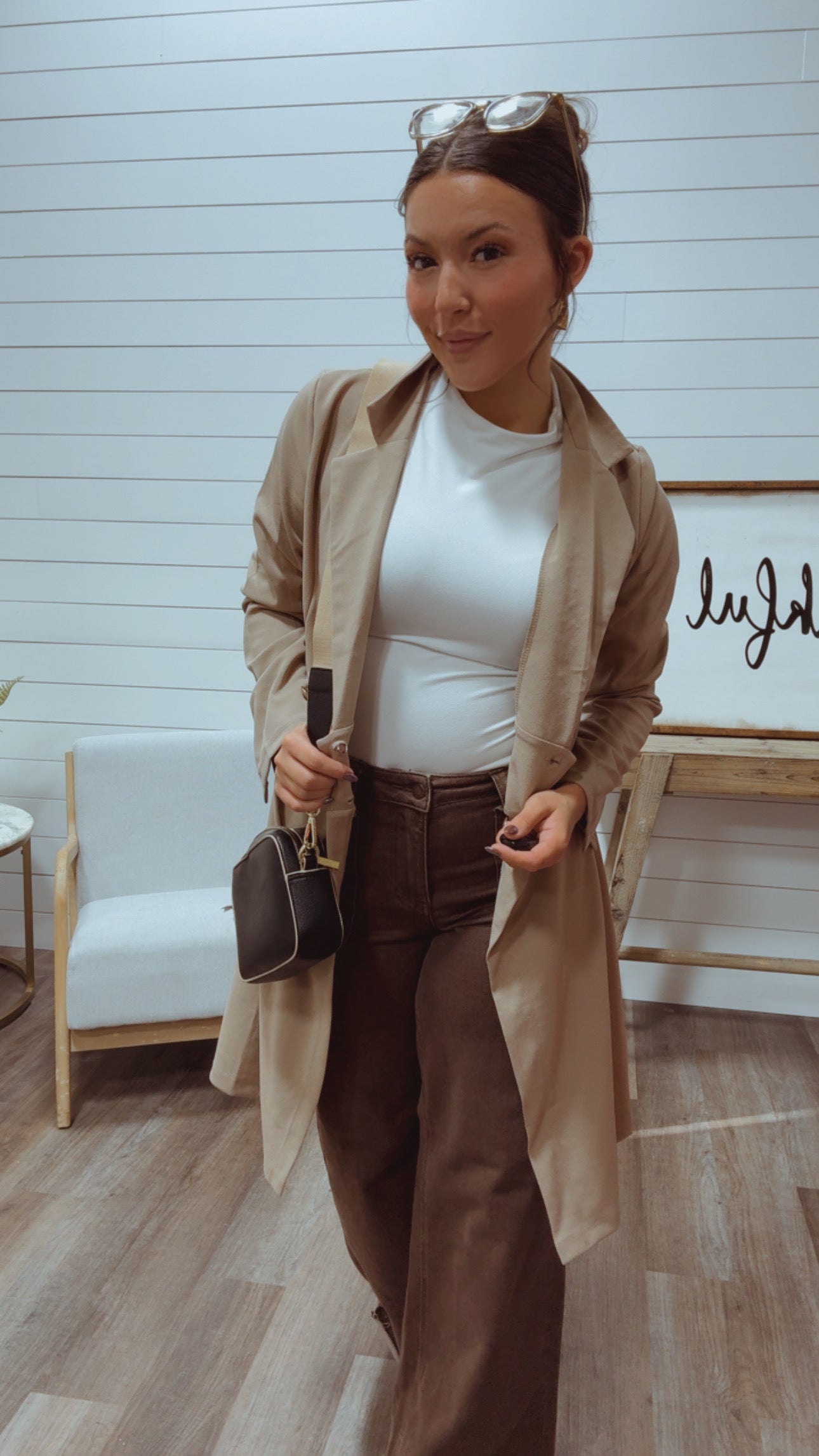 Heaven soft White High Neck Bodysuit