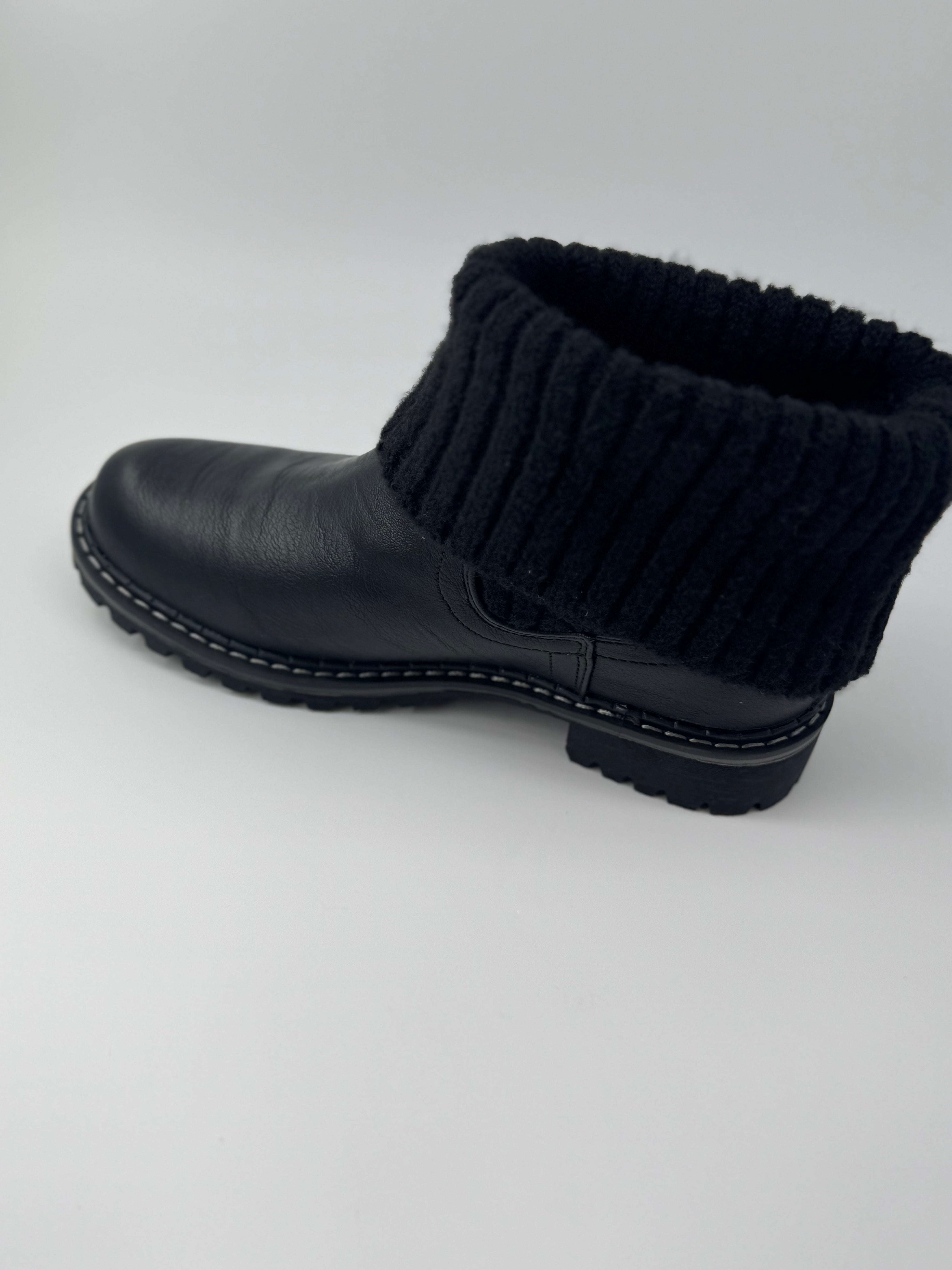 Black Corky Ankle Boot