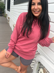 Barn Red Ultra Soft Loose Fit Crewneck