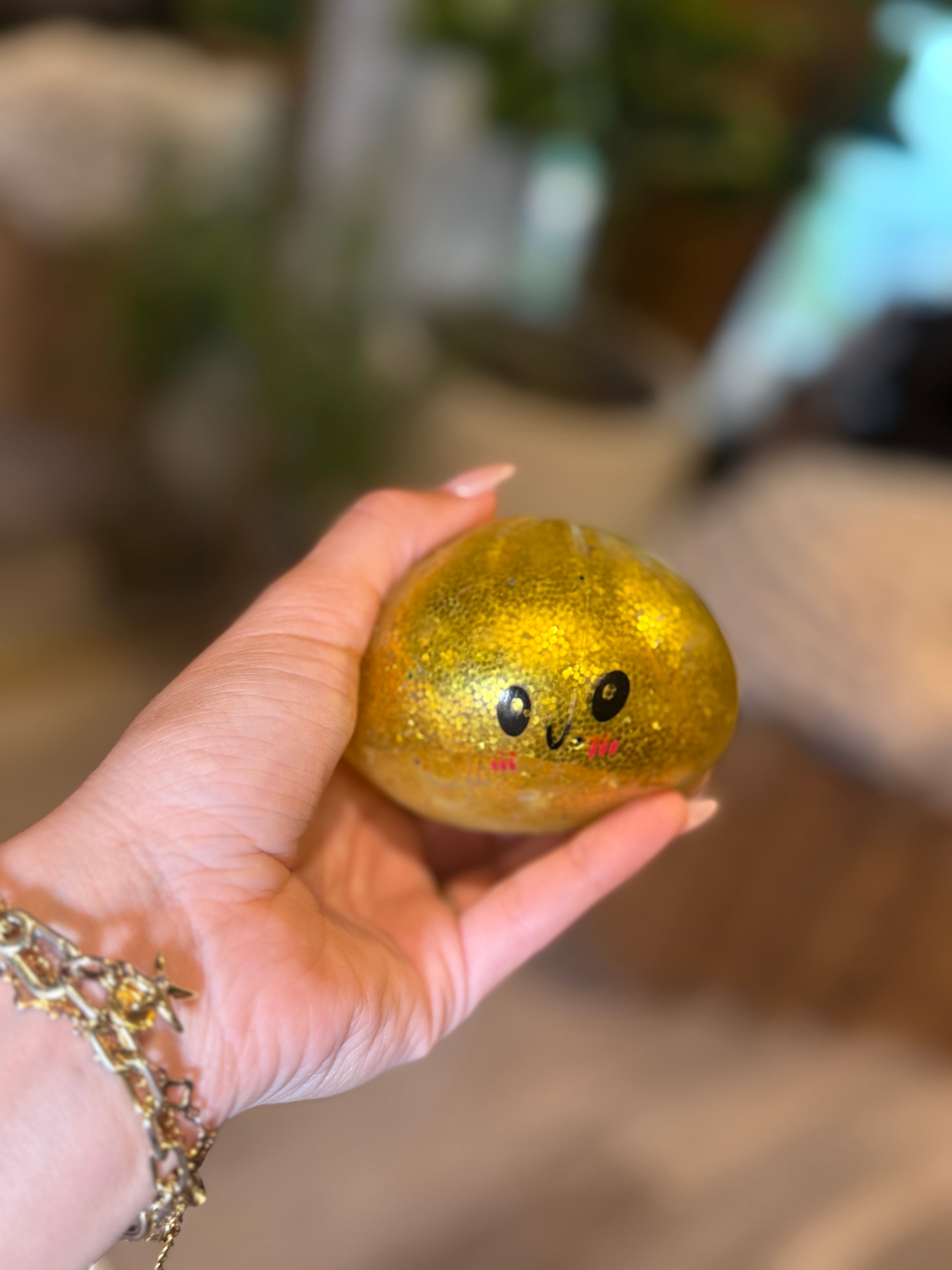 Gold Glitter Dumpling