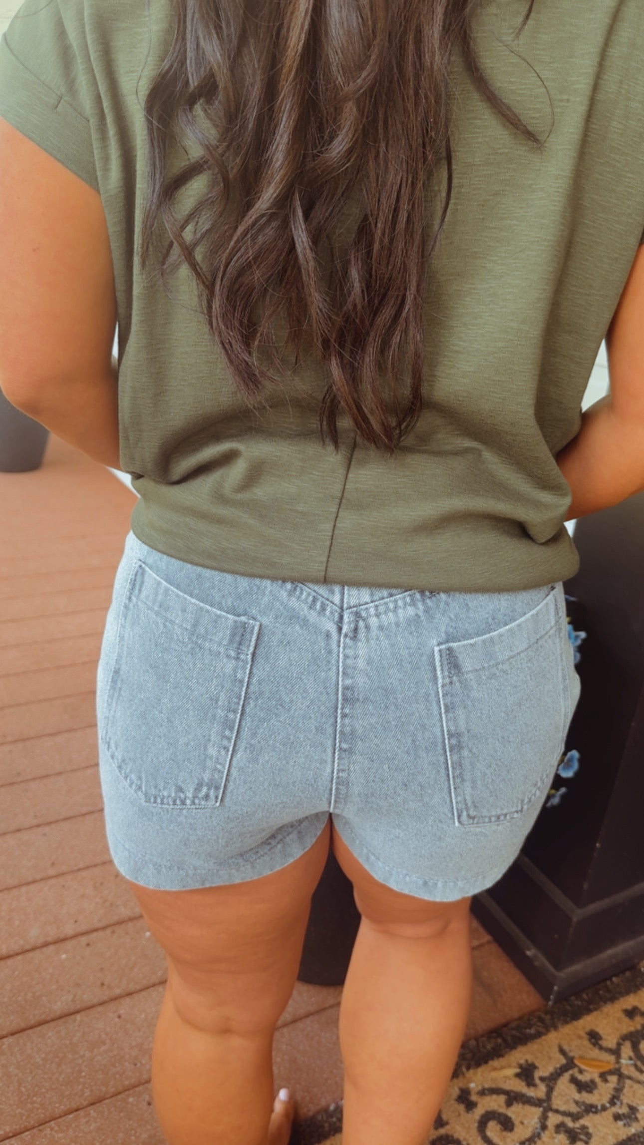 Light Blue Chic Denim Skirt