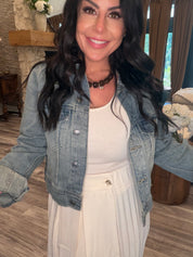 Medium Wash Everday Denim Jacket
