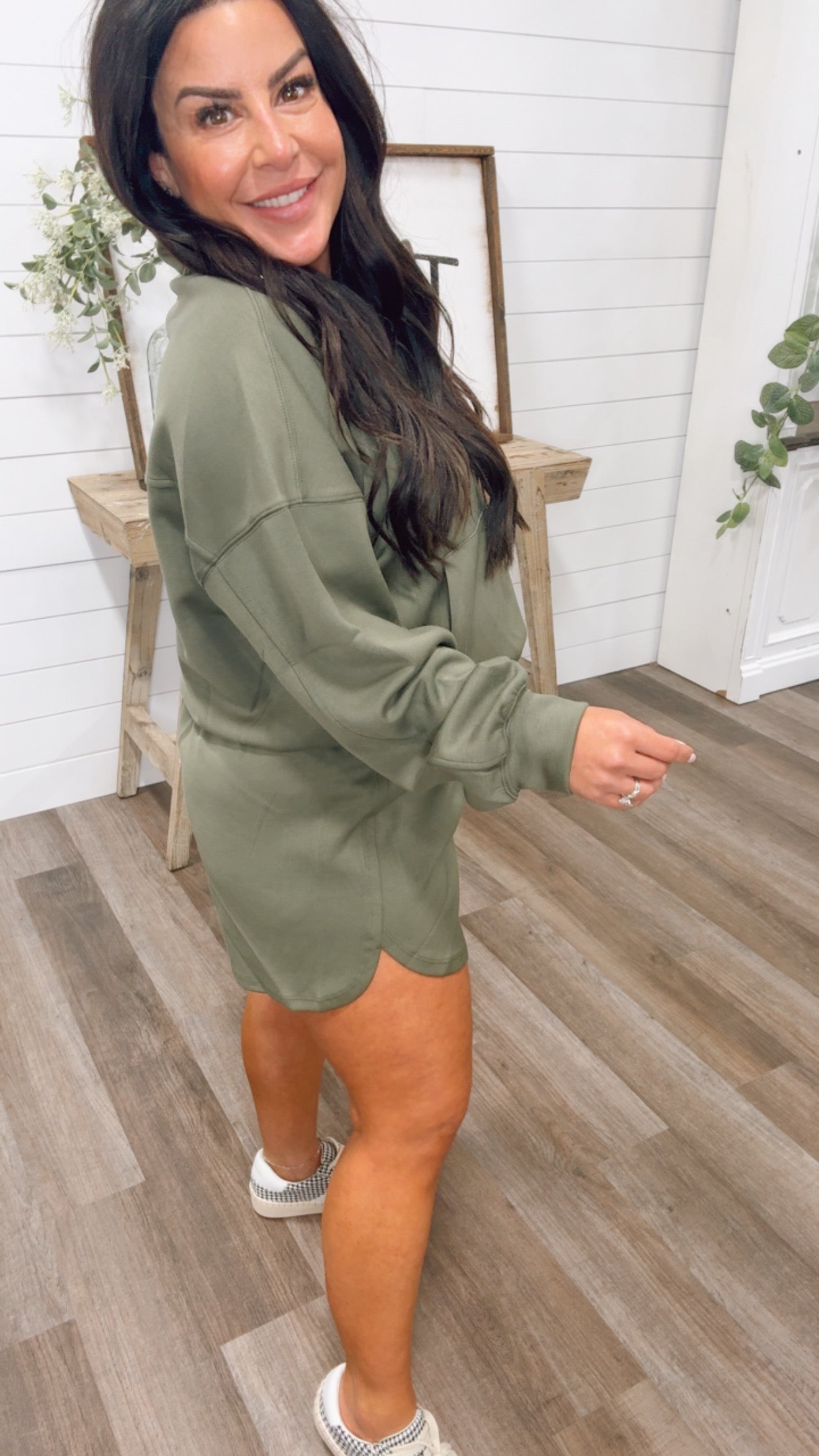 Olive Heaven Soft Shorts