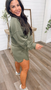 Olive Heaven Soft Shorts