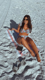 DTW Exclusive Multi Color Floral Bikini Bottom