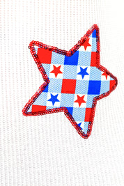 Patriotic Stars Patch Tee