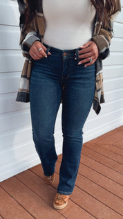 Judy Blue Dark Wash Boot Cut Petite Denim