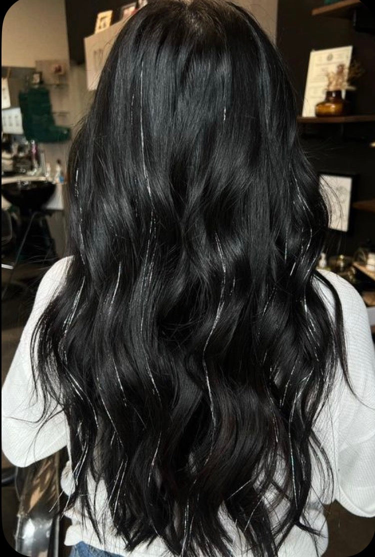 Tinsel Hair 6 pack Clip Ins