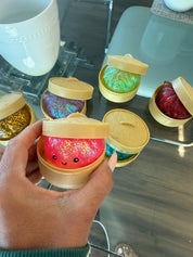 Mini Dumpling Glitter Squishy