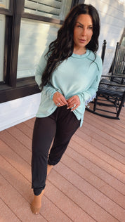 Rae mode Ultra Soft Black Butter Soft Yoga Joggers
