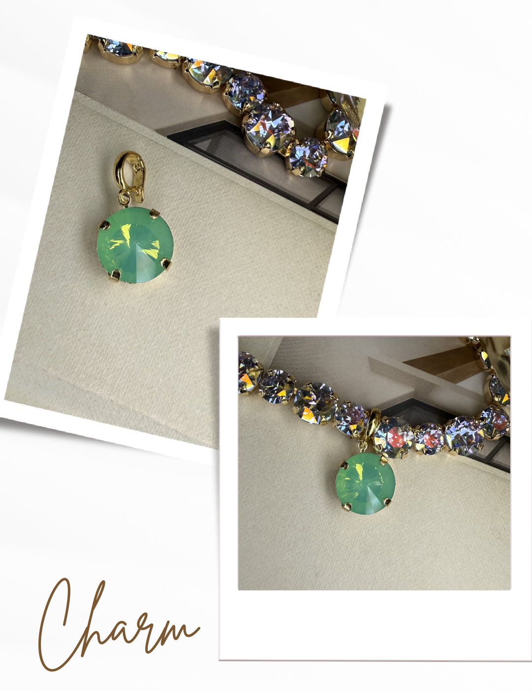 Diva Crystal Pendant 14mm Charm