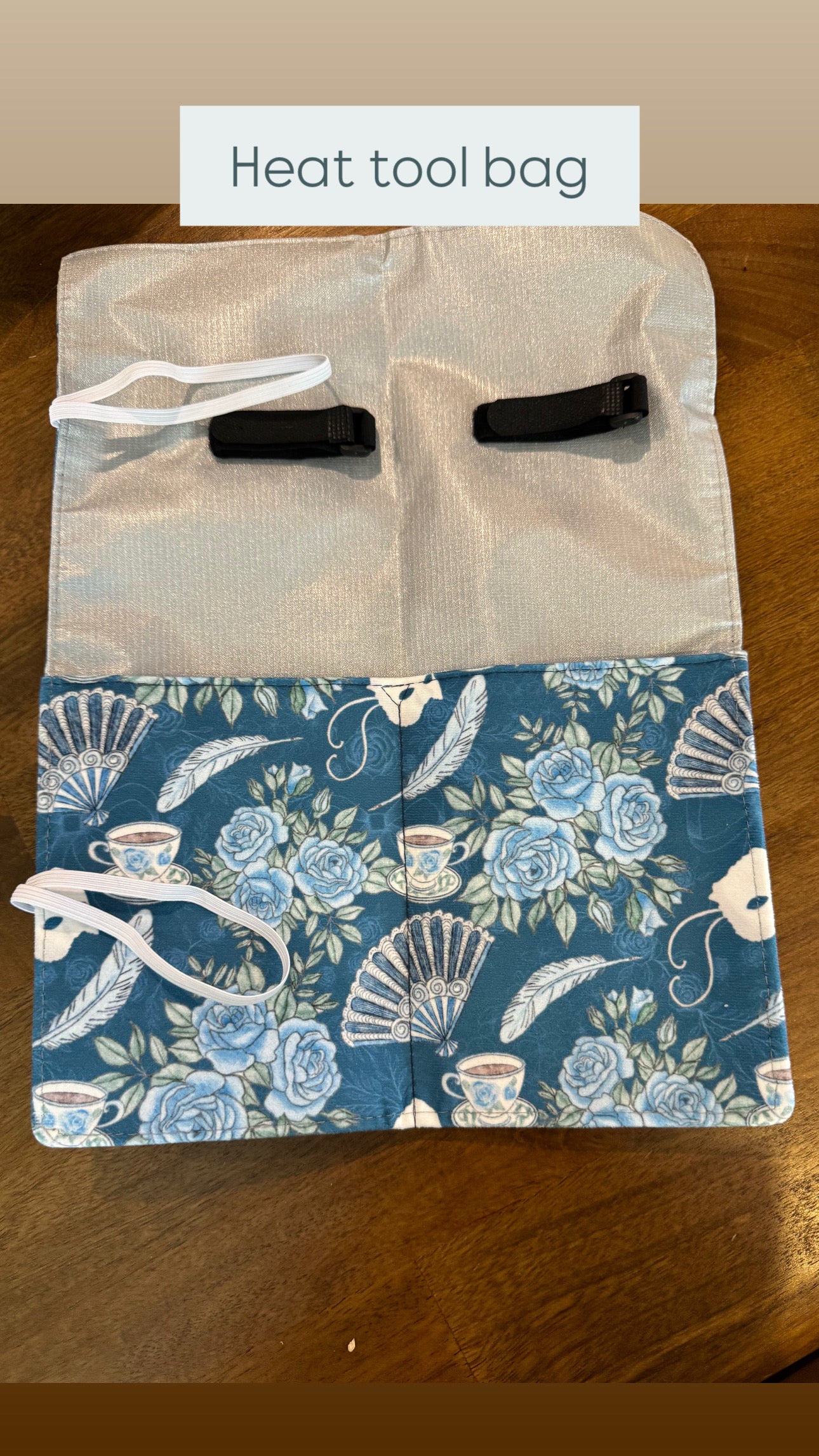 Jeaneane's Custom Make Up Junkie Bag Victorian Tea Party