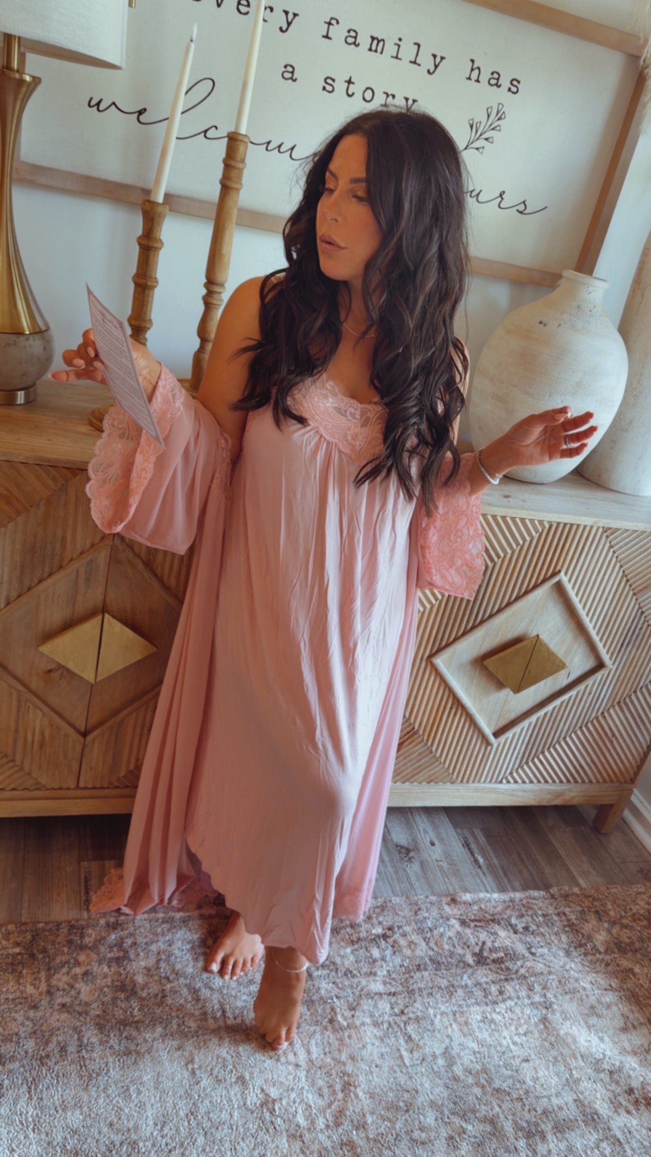 Jeaneanes Favorite Customer Silky Pajama and Robe Set