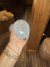 Silver Glitter Dumpling Squishy
