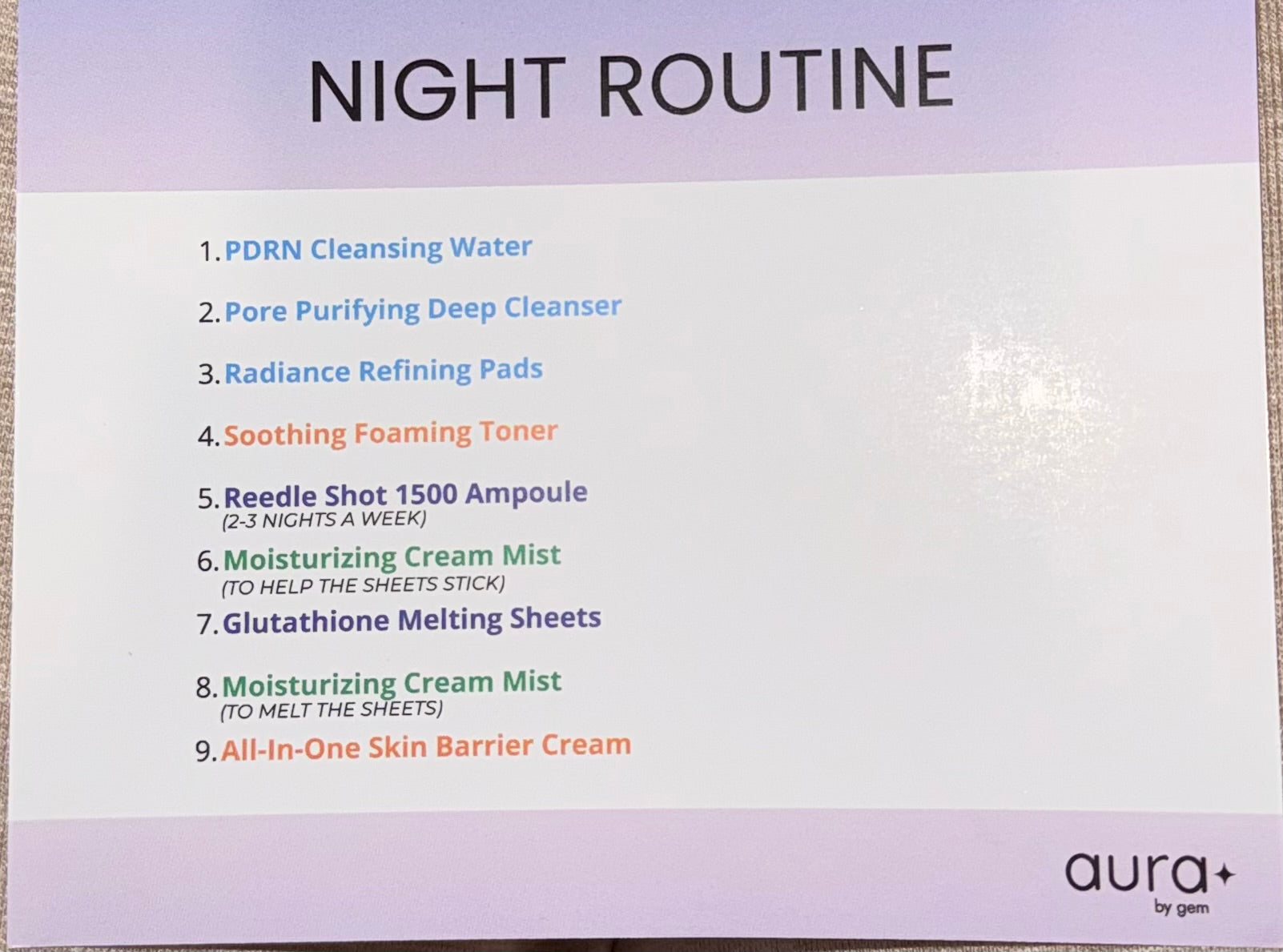 Moisturizing Cream Mist Aura DTW