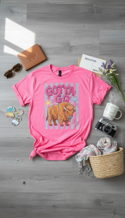 Pink Gotta Go Graphic Top
