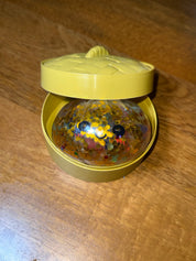 Yellow Glitter W Multicolor Orbee Dumpling Squishy