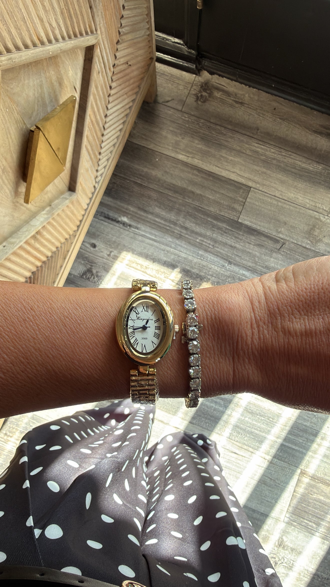 Gold and Silver Vintage Watch