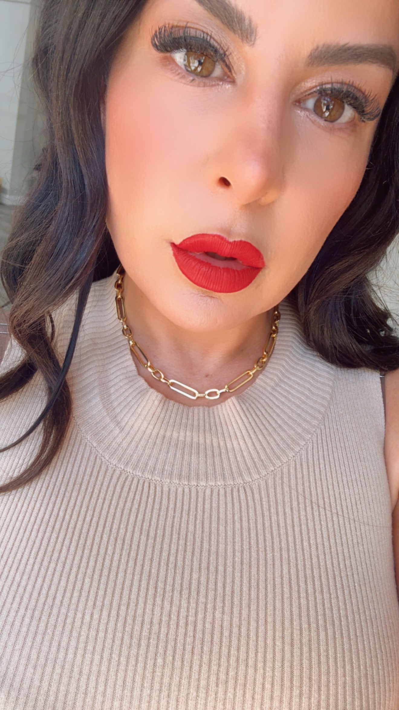 Bella Neane Exclusive Large Paper Clip Magnetic Necklace