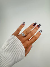 Silver Diva Bling Stone Ring