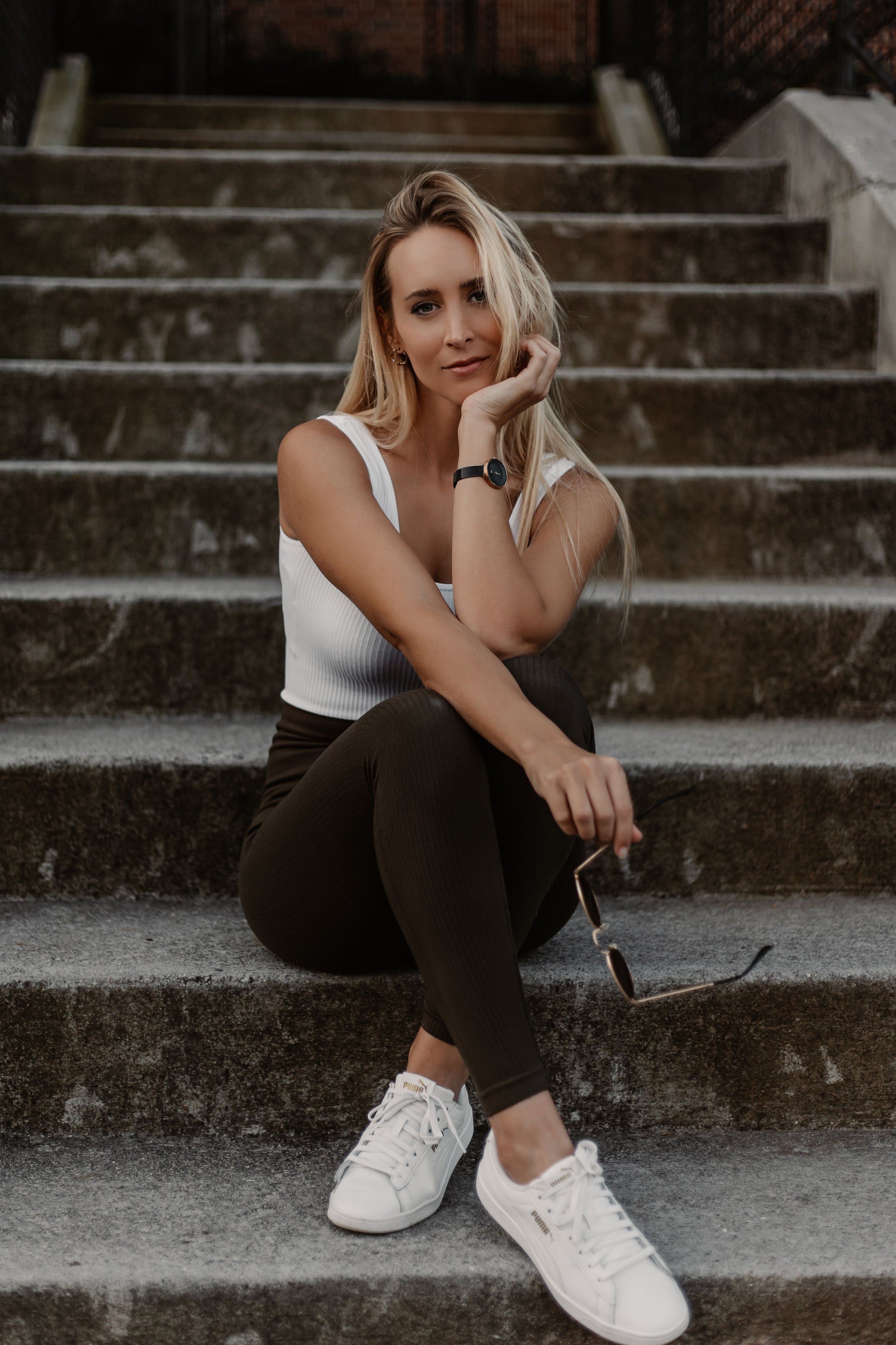 Ribbed High Waist Leggings (DW)