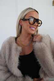 TWO TONED CHAIN NECKLACE