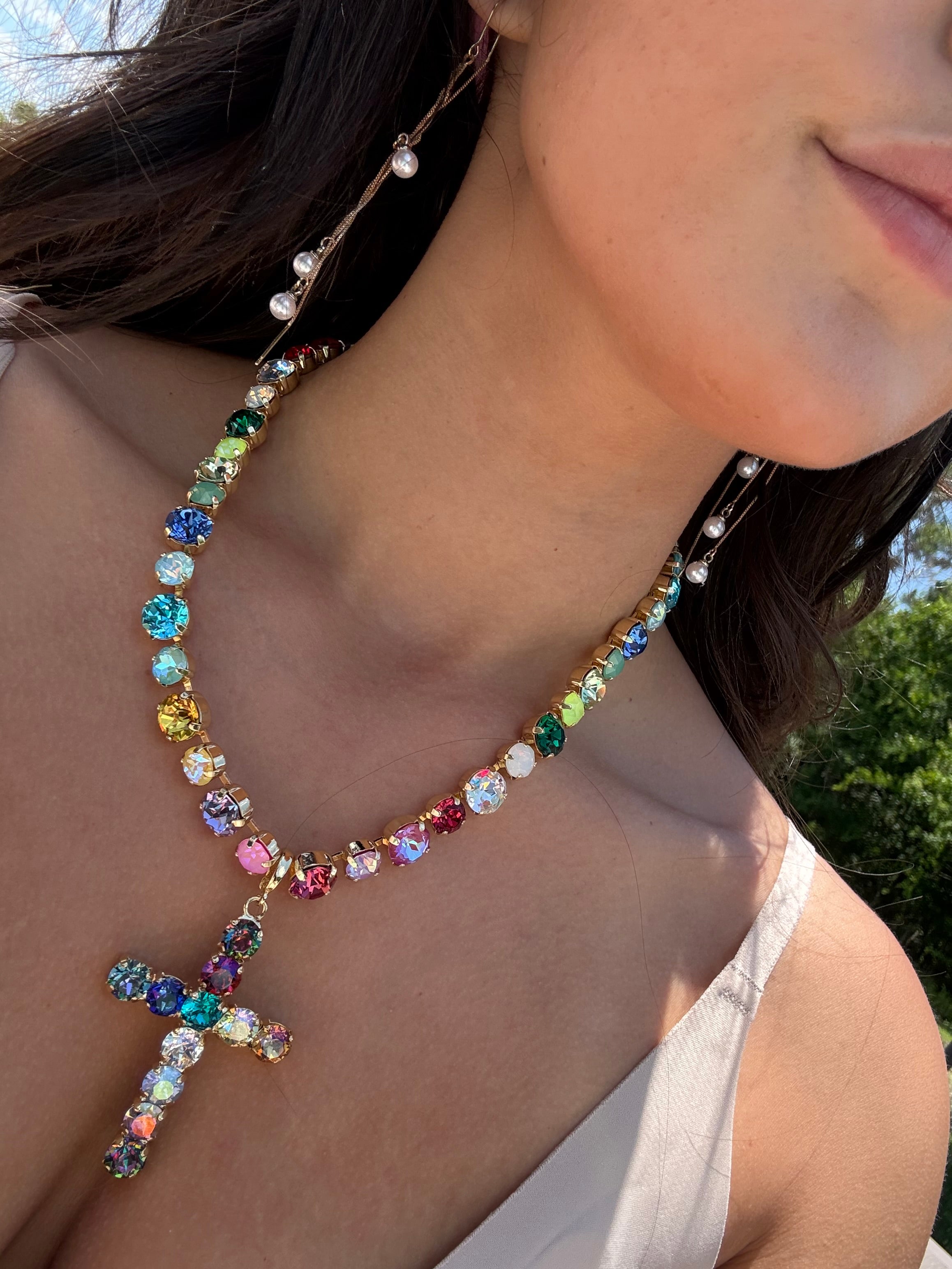 Diva Crystal Ultra Bling Necklace