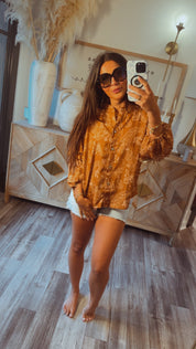 Caramel Long Sleeve Top