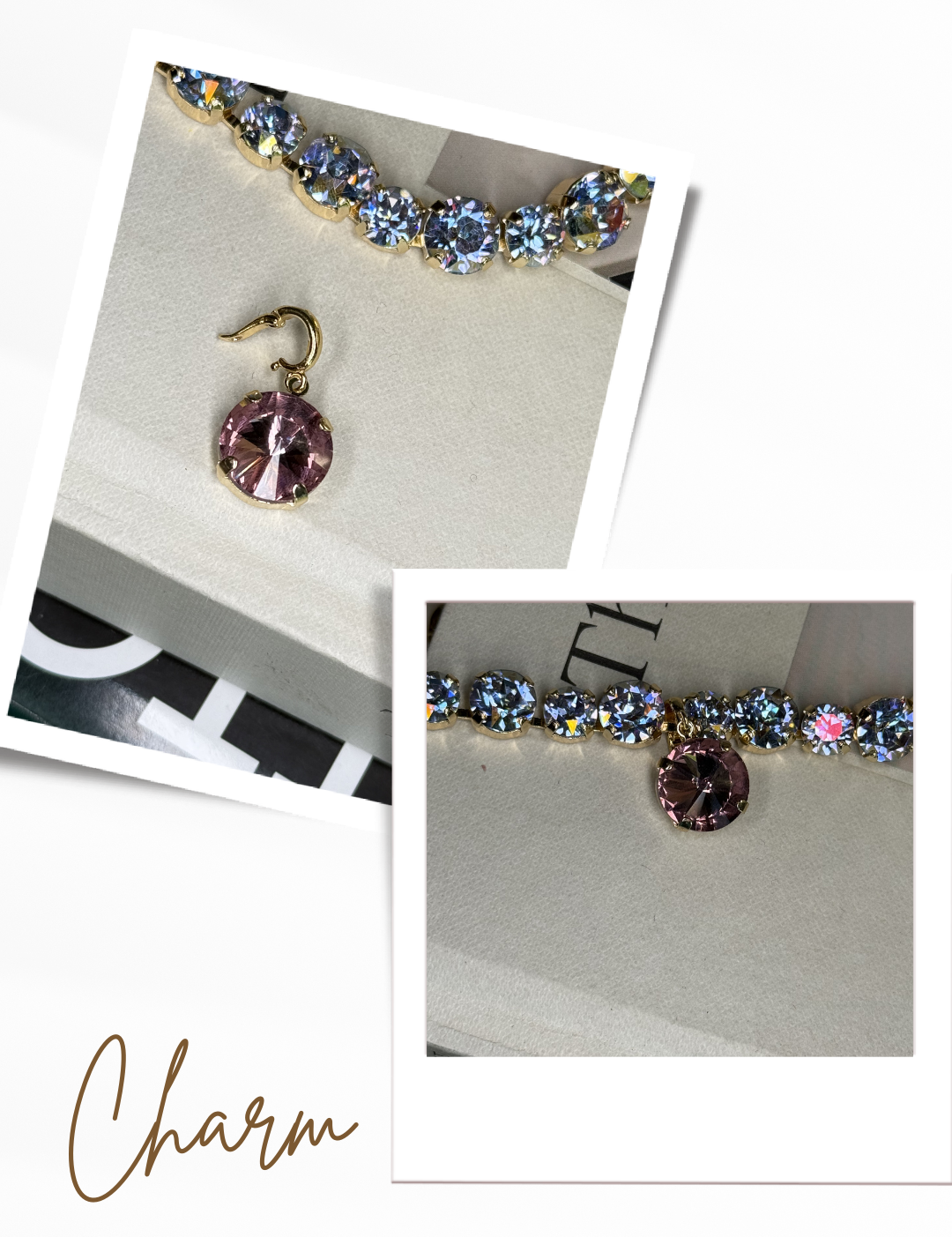 Diva Crystal Pendant 14mm Charm