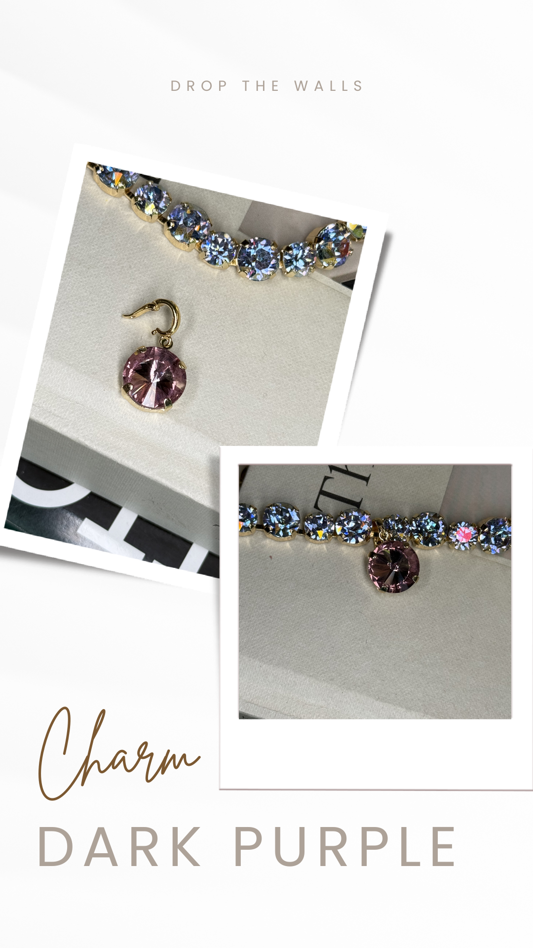 Diva Crystal Pendant 14mm Charm