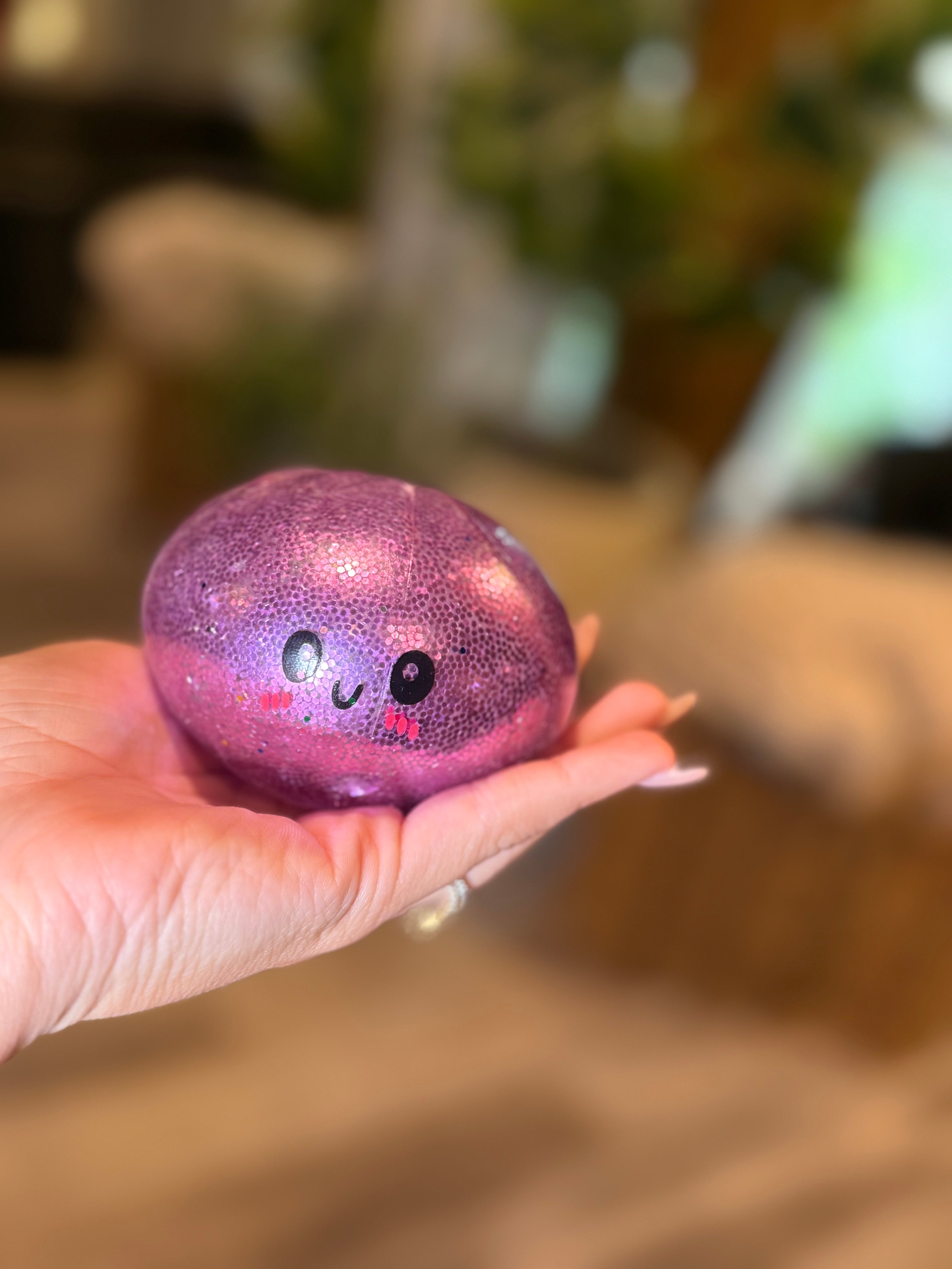 Purple Glitter Dumpling